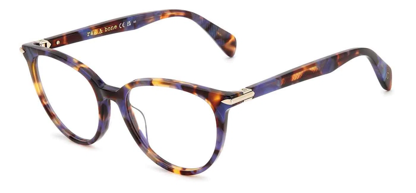 Rag & Bone 3027 Eyeglasses - BLUE HVNA